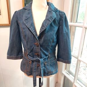 Lightweight denim jacket / blazer
